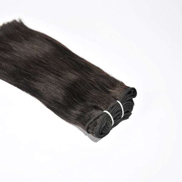 Un-remy hair straight Brazilian hair extension XS024